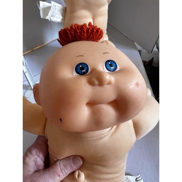 Vtg Cabbage Patch Kids Preemie Baby Dolls Lot Of 3 Has Flaws Needs TLC Paci READ - Picture 6 of 16